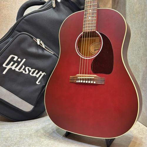 Gibson 【試奏動画あり】J-45 Special Satin Wine Red #21416098【優れた演奏性とカラッと乾いた鳴りが魅力】【送料当社負担】【池袋店在庫品】