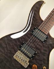 DEAN Hardtail Pro Tremolo Quilt Maple Top -Trans Black-【USED】_2