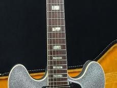 Gibson 1964 ES-335 Reissue Silver Sparkle Black Stinger w/Bigsby Gloss ☀️夏の売りつくしセール☀️_6