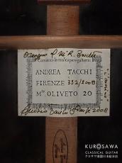 Andrea Tacchi  アンドレア・タッキ 2008年製 Omaggio a R. Bouchet ブーシェオマージュ【日本総本店2F 在庫品】
