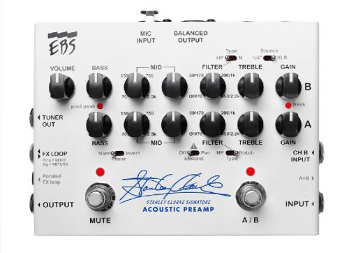 EBS Stanley Clarke Signature Acoustic Preamp 《アコースティックベースプリアンプ》【オンラインストア限定】