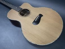 TACOMA ECM-38C LTD / Solid Cedar Top・Solid Honduras Mahogany Side and Back・Venetian Cutaway・Abalone Trim and Rosette・Ebony Fingerboard and Bridge・Fan-Shaped Inlay・Gloss Finish【With Original Hard Case】2001年製_3