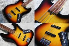Vanzandt JBV-62L Fretless -3Tone Sunburst- 【1999年製/中古/USED】 【軽量4.17kg】【日本製 】【フレットレス】_8