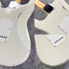 Fender Custom Shop 【2022年製】1962 Stratocaster Relic Olympic White ≒3.35kg_8