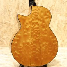 Pellerin Guitars Small Jumbo Cutaway Fanfret Adirondack Spruce/Quilted Maple_2