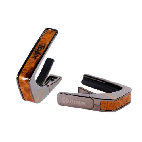 Thalia Capo TAYLOR BLACK CHROME AAA CURLY H.KOA LOGO ENGRAVING