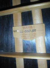 YAMAHA LL-55D BR (Brazilian Rosewood) Custom / Flagship Model・Solid Ezo Spruce Top・Solid Jacaranda Side and Back・Solid Abalone Trim & Rosette・Bridge Inlay【With Original Hard Case】 1997年製_8