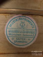 	Braun & Hauser ブラウン&ハウザー 1900年頃 松・メイプル 610mm 19世紀ギター 【日本総本店2F 在庫品】_4