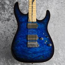 T's DST-Pro24 5A Waterfall Burl Maple Top Honduras Mahogany ~Trans Blue~