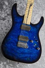 T's DST-Pro24 5A Waterfall Burl Maple Top Honduras Mahogany ~Trans Blue~_2