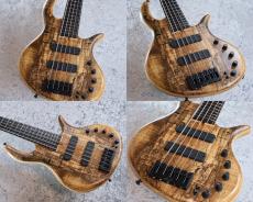 elrick e-volution 5 Bolt-on 35inch Curly Black Line Spalted Maple Top【3.44kg】【決算セール 目玉品】_2