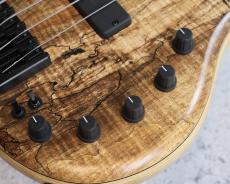 elrick e-volution 5 Bolt-on 35inch Curly Black Line Spalted Maple Top【3.44kg】【決算セール 目玉品】_4