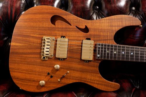 T's DST-Hollow24 Curly Koa Top~ Amber Natural Matt ~ #033426