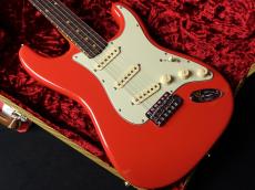 Fender Limited Edition American Vintage II '61 Stratocaster 3A Flame Maple Neck CS Pickups Fiesta Red_3