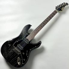 Altero Custom Guitars Astra Standard - Black with White Grain Fill - #2607177 【3.36kg】_2