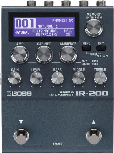 BOSS IR-200 AMP&CABINET PROCESSOR 《アンプ・キャビネットシミュレーター》【オンラインストア限定】