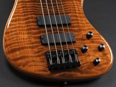 Sadowsky Metroline Special Edition 24-Fret Modern Bass 5st ML24 MS5 SE Curly Sinker Redwood ~Natural Transparent High Polish~_8