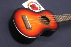 MAHALO Red Burst Soprano with Gear Tuners_2