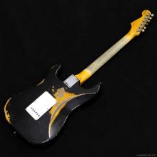 Fender Custom Shop 1960 Stratocaster Heavy Relic [Aged Black over 3-Tone Sunburst]_3