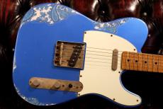 XOTiC [最終価格]XTC-1 Master Grade Flame Maple Neck Heavy Aged ~Lake Pracid Blue over Blue Paisley ~