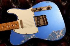 XOTiC [最終価格]XTC-1 Master Grade Flame Maple Neck Heavy Aged ~Lake Pracid Blue over Blue Paisley ~_3