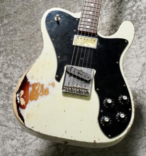Fender Custom Shop MBS Inperial Arc 1972 Telecaster Custom by Paul Waller / Olympic White Over 3Color Sunburst