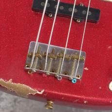 Fender Custom Shop Limited Edition Masterbuilt J Precision Bass PJ King's Red Sparkle 【4.24Kg】【#CZ590470】_3