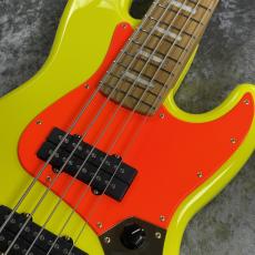 Fender MonoNeon Jazz Bass V - Neon Yellow - 【4.85kg】_3