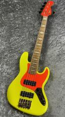 Fender MonoNeon Jazz Bass V - Neon Yellow - 【4.85kg】_4