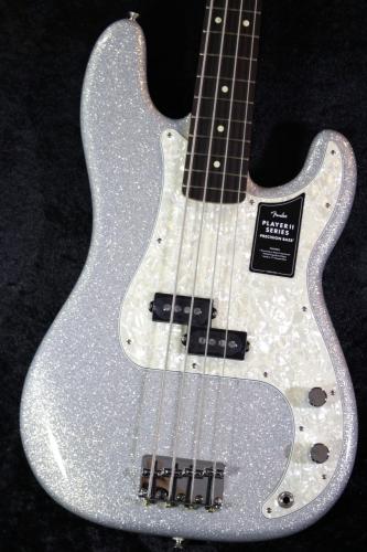 Fender 【漆黒指板】75th Anniversary Player II Sparkle Precision Bass/Diamond Dust Sparkle #MX26013331