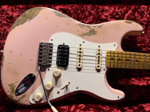 Fender Custom Shop Fender Custom Shop 1957 Stratocaster SSH Relic Shell Pink