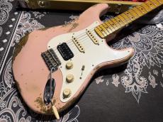 Fender Custom Shop Fender Custom Shop 1957 Stratocaster SSH Relic Shell Pink_3
