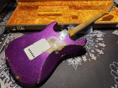 Fender Custom Shop Fender Custom Shop ’62 Stratocaster Heavy Relic / Magenta Sparkle_5