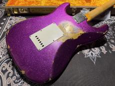 Fender Custom Shop Fender Custom Shop ’62 Stratocaster Heavy Relic / Magenta Sparkle_6