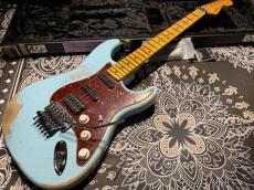 Fender Custom Shop Fender Custom Shop '62 Stratocaster SSH Heavy Relic / FRT / Daphne Blue_2