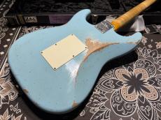 Fender Custom Shop Fender Custom Shop '62 Stratocaster SSH Heavy Relic / FRT / Daphne Blue_5