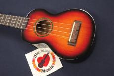 MAHALO Red Burst Soprano with Gear Tuners