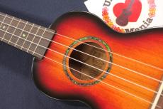 MAHALO Red Burst Soprano with Gear Tuners_7