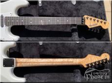 WARMOTH ST-SSH / EMG / FRT / Bird's-eye Maple / Ebony・PearlWhite_4