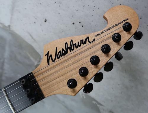 Washburn N4 Prototype Nuno Bettencourt White  / Black Hardware