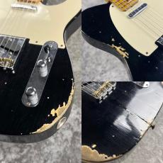 Fender Custom Shop 【2018年製 軽量中古】1954 Telecaster Heavy Relic - Aged Black - ≒3.09kg_3