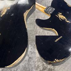 Fender Custom Shop 【2018年製 軽量中古】1954 Telecaster Heavy Relic - Aged Black - ≒3.09kg_8