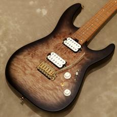 Charvel Pro-Mod DK24 HH 2PT CM Poplar Burl, Transparent Black Burst