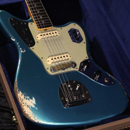 Fender Custom Shop 1965 Jaguar Heavy Relic Faded Ocean Turquoise Metallic #R141399【3.99kg】
