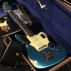 Fender Custom Shop 1965 Jaguar Heavy Relic Faded Ocean Turquoise Metallic #R141399【3.99kg】_2