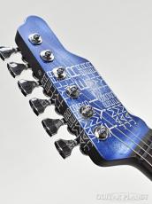 James Tyler Tylerbastar HD Rear Rout -Candy Royal Blue with FAUX Custom Blue Shmear #2 Matching Headstock-_9
