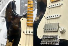 Fender Custom Shop 1957 Stratocaster HSS Heavy Relic -Black- 2018USED!!_7