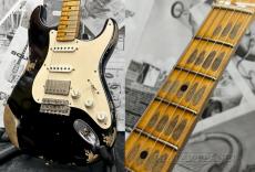 Fender Custom Shop 1957 Stratocaster HSS Heavy Relic -Black- 2018USED!!_9