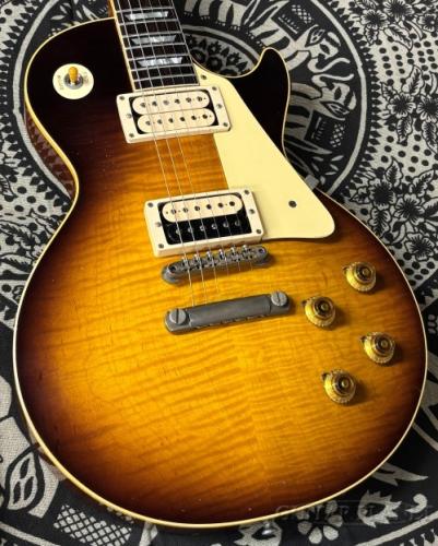 Gibson ~Made to Measure~ Murphy Lab 1959 Les Paul Standard White & Zebra Pickup Tabaco Burst Light Aged