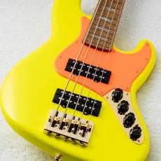 Fender MonoNeon Jazz Bass V Neon Yellow 【ステッカー&カスタムヘッドストックソックス付属】【4.71kg】_3